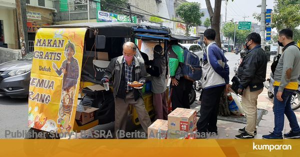 Pak Yoni Pria Viral yang Bagikan 100 Porsi Makanan Gratis 